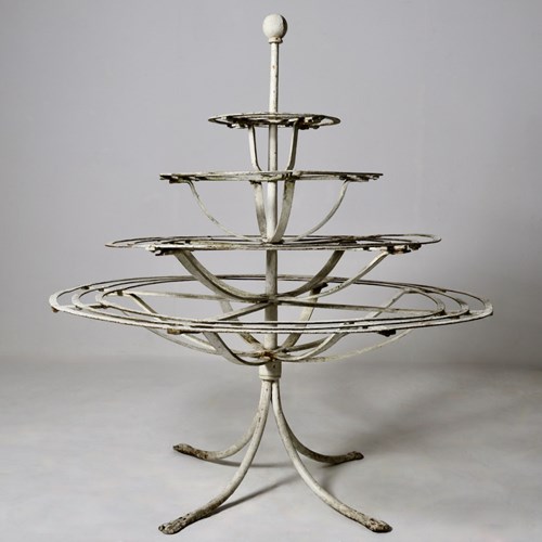 19Th Century Rotating Orangery Specimen Plant Stand