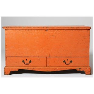 George Iii Original Painted Pine Mu...