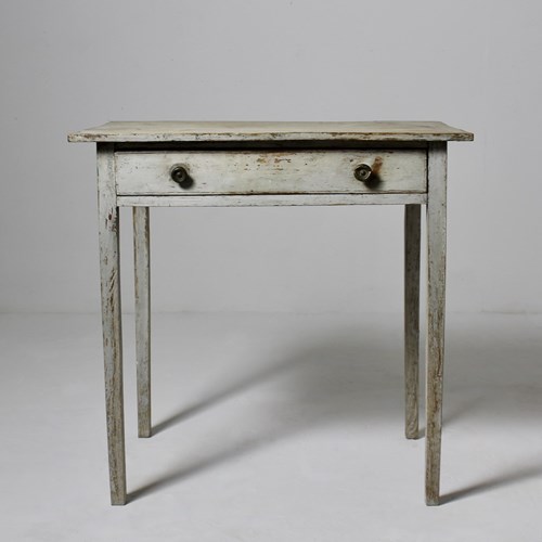 George Iii Painted Pine Side Table