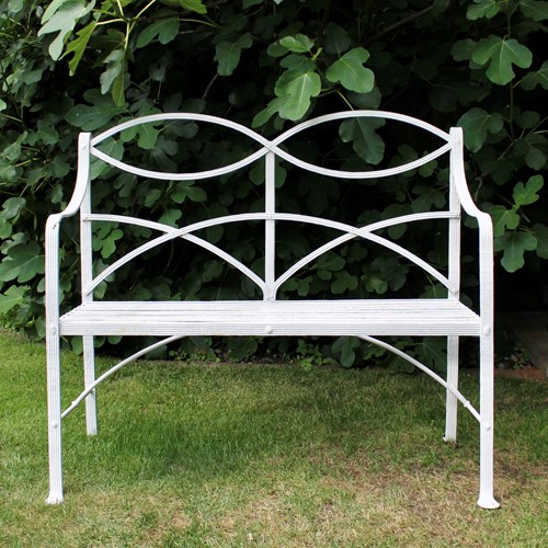Early 20Th Century Regency Style Bench