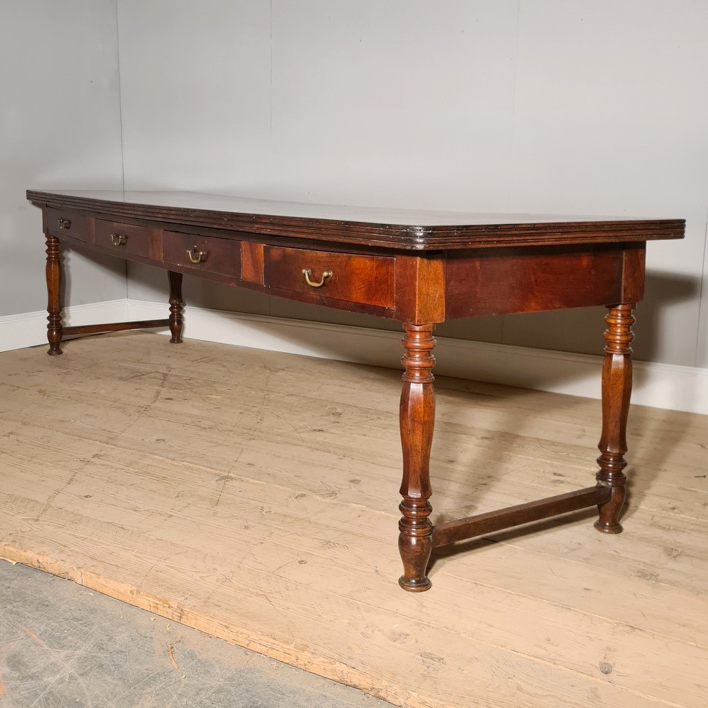 antique walnut console table