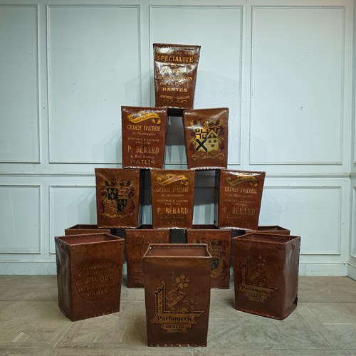 Collection Of Decorated Storage Crates