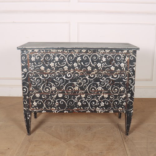 19Th Century Spanish 3 Drawer Commode