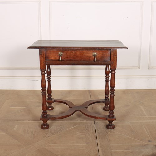 English Oak Side Table