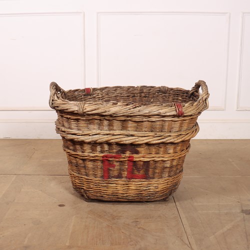 French Champagne Grape Basket