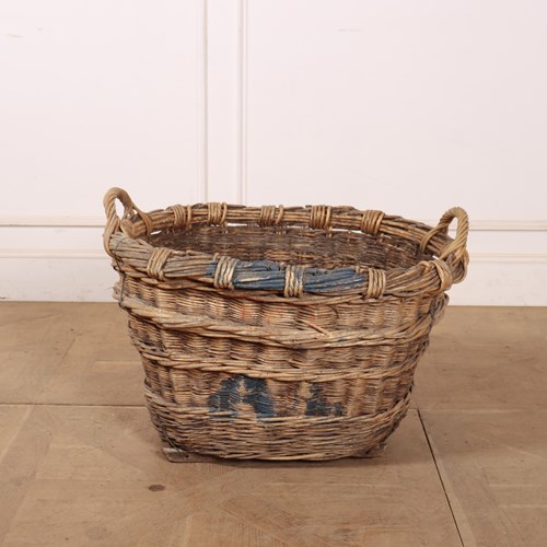 French Champagne Grape Basket