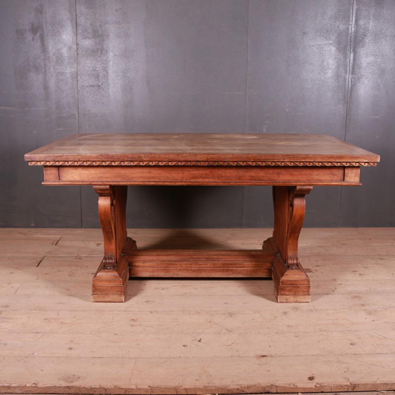 Walnut Centre Table/ Desk-arcadia-antiques-img-0261-main-637429315410031833.JPG