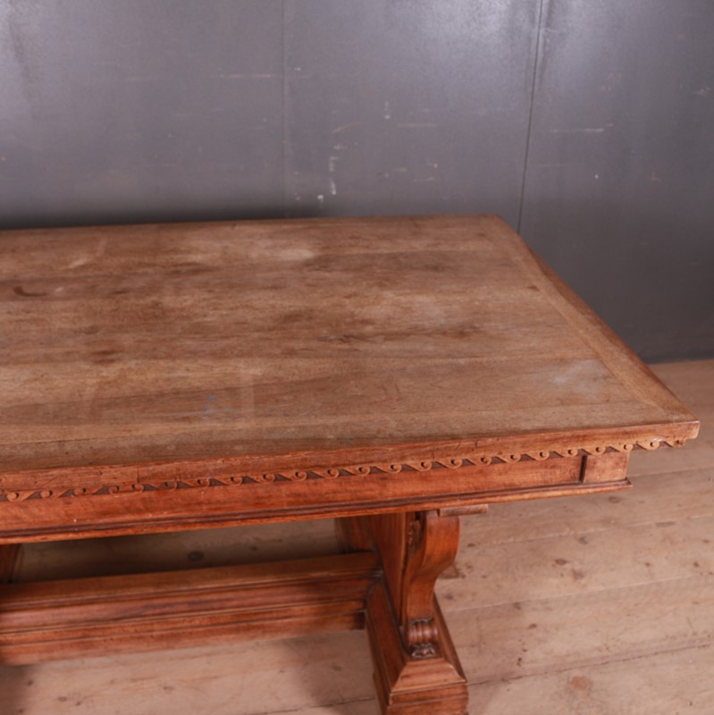 Walnut Centre Table/ Desk-arcadia-antiques-img-0265-main-637429315595655959.JPG