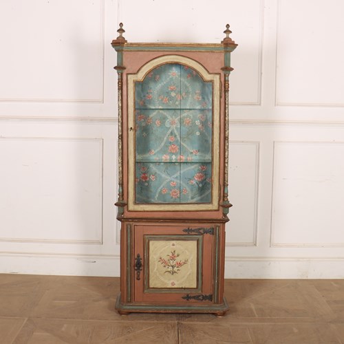 19Th Century Italian Painted Cabinet