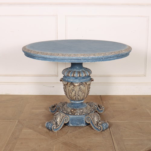 1920'S German Painted Centre Table