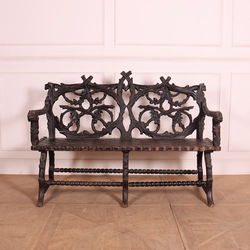 Victorian Black Forest Bench