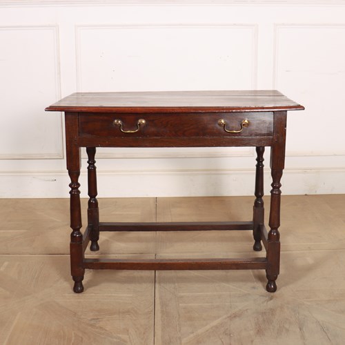 English Oak Lamp Table