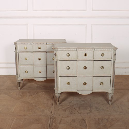 Pair Of Swedish Commodes