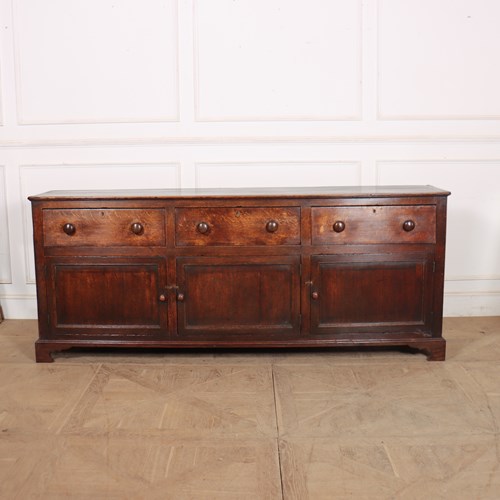 18Th Century English Oak Dresser Base