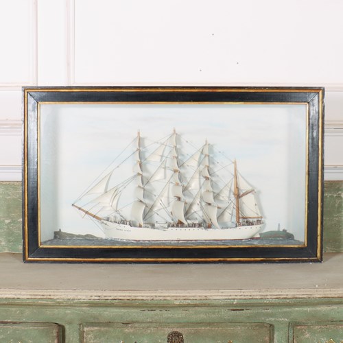 Swedish Diorama Of The "Flying Cloud"