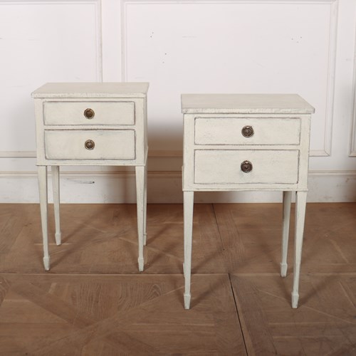 Pair Of Swedish Bedside Tables