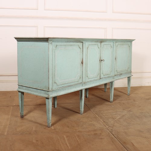 19Th Century Danish Painted Sideboard