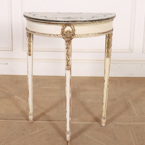 Original Painted French Console Table