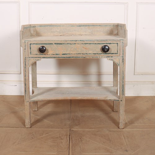 English Original Painted Side Table