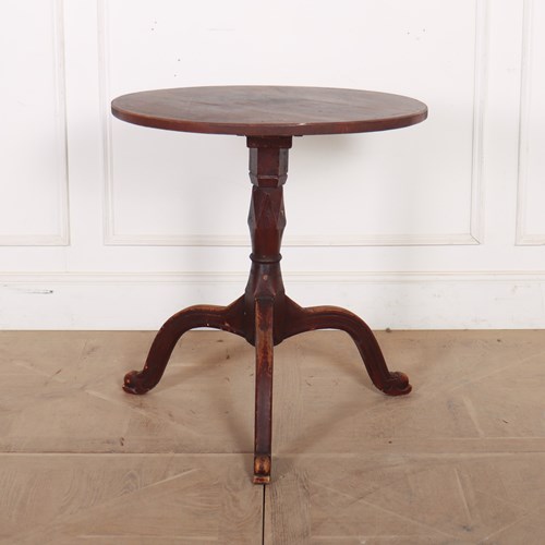 Swedish Original Painted Tripod Lamp Table