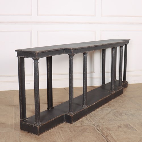English Painted Beech Console Table