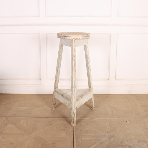 French Original Painted Sculpture Stand