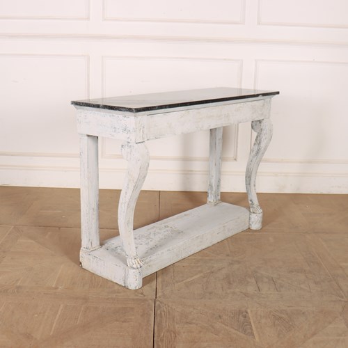 French Marble Topped Console Table