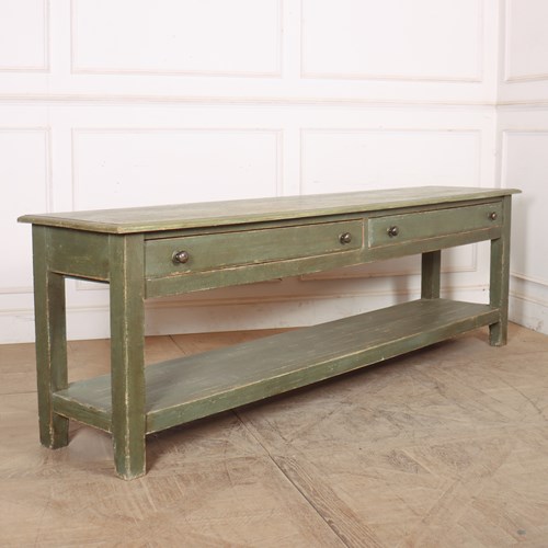 Large English Potboard Serving Table