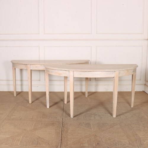Pair Of Swedish Console Tables