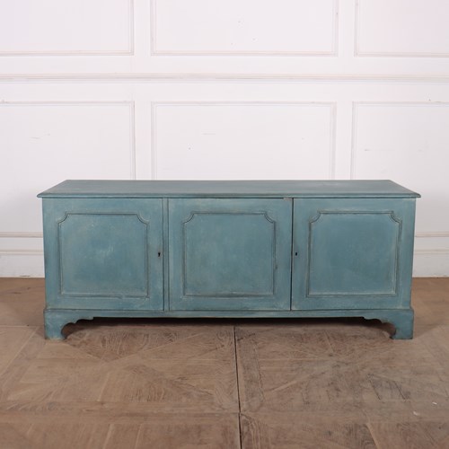 English Painted Low Cupboard