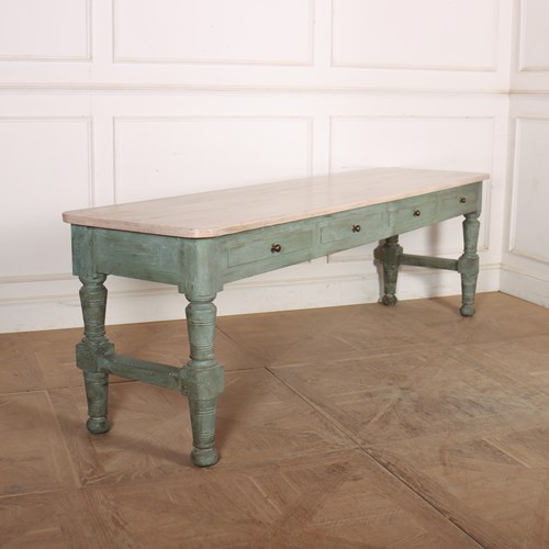 English Painted Console Table