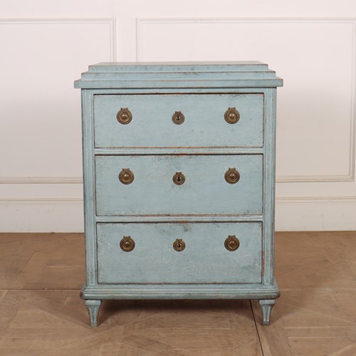 Small Swedish Painted Commode