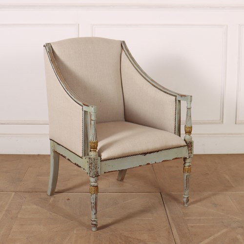 French Painted Armchair
