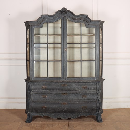 Large Dutch Display Cabinet