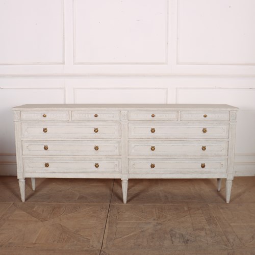 French Double Chest Of Drawers