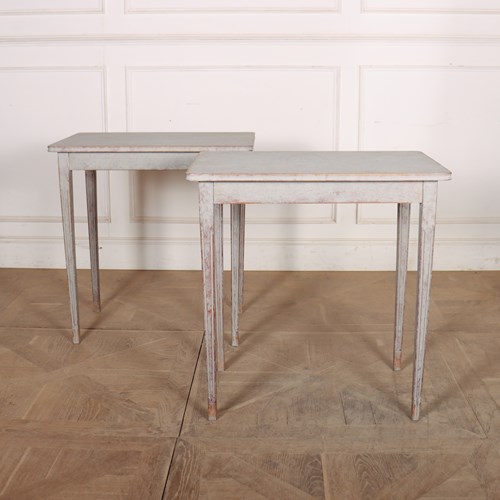 Pair Of Swedish Side Tables
