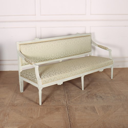 19Th Century Swedish Carved Bench