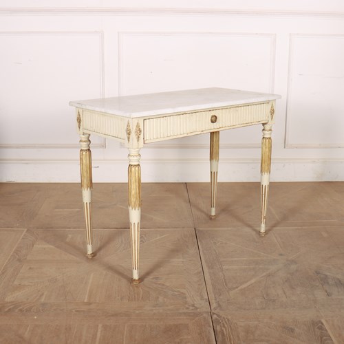 Swedish Original Painted Side Table