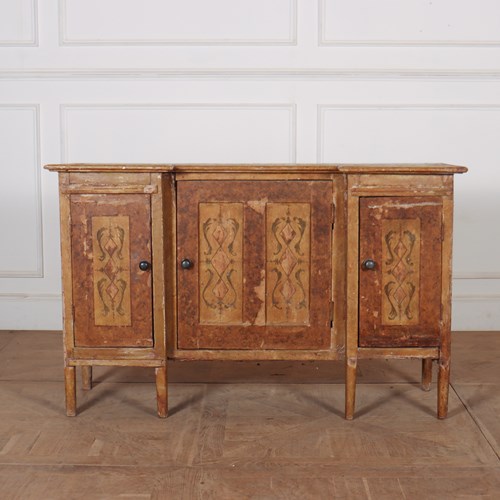 Italian Original Painted Sideboard
