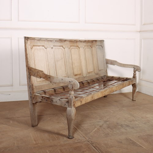 English Bleached Oak Settle