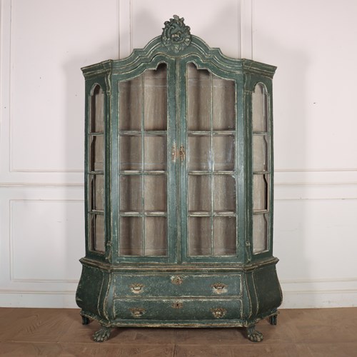 Dutch Painted Vitrine