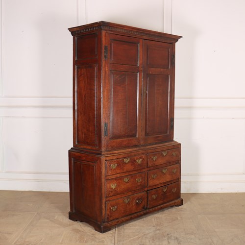English Oak Linen Press
