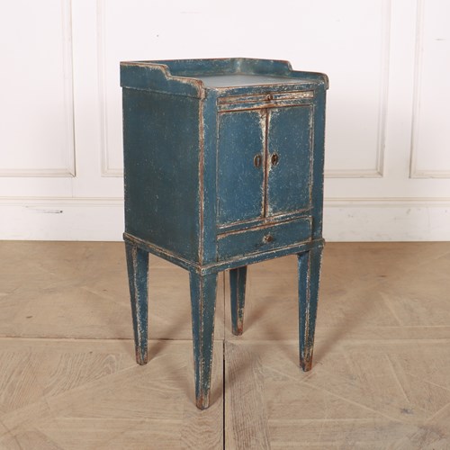 Swedish Painted Bedside Cabinet