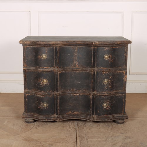 Danish Three Drawer Commode