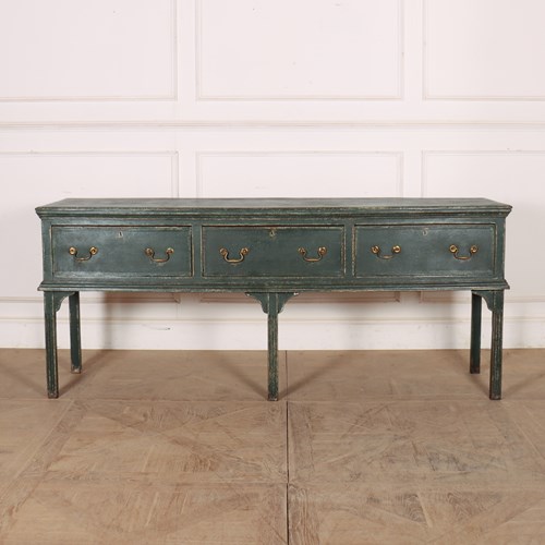 Large English Painted Dresser Base