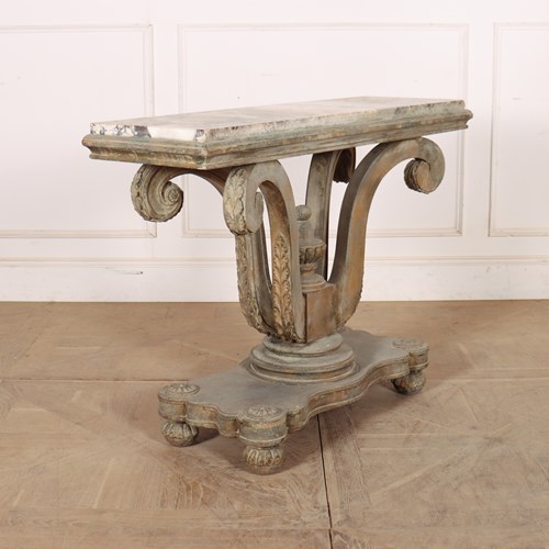 English Carved Console Table
