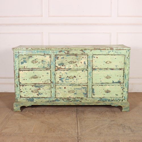 English Painted Dresser Base