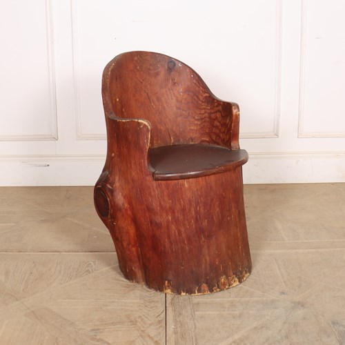 Swedish Dug Out Chair