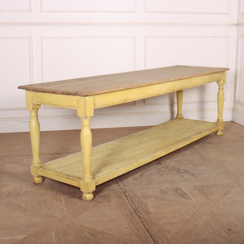 French Painted Drapers Table