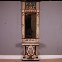 Swedish Painted Console Table and Mirror
